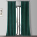 Exclusive Fabrics Vintage Cotton Velvet Room Darkening Curtains - Luxurious Drapery in Timeless Elegance (1 Panel)