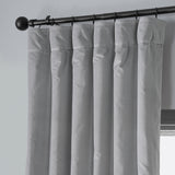 Exclusive Fabrics Vintage Cotton Velvet Room Darkening Curtains - Luxurious Drapery in Timeless Elegance (1 Panel)