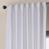 Exclusive Fabrics Vintage Cotton Velvet Room Darkening Curtains - Luxurious Drapery in Timeless Elegance (1 Panel)