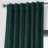 Exclusive Fabrics Vintage Cotton Velvet Room Darkening Curtains - Luxurious Drapery in Timeless Elegance (1 Panel)