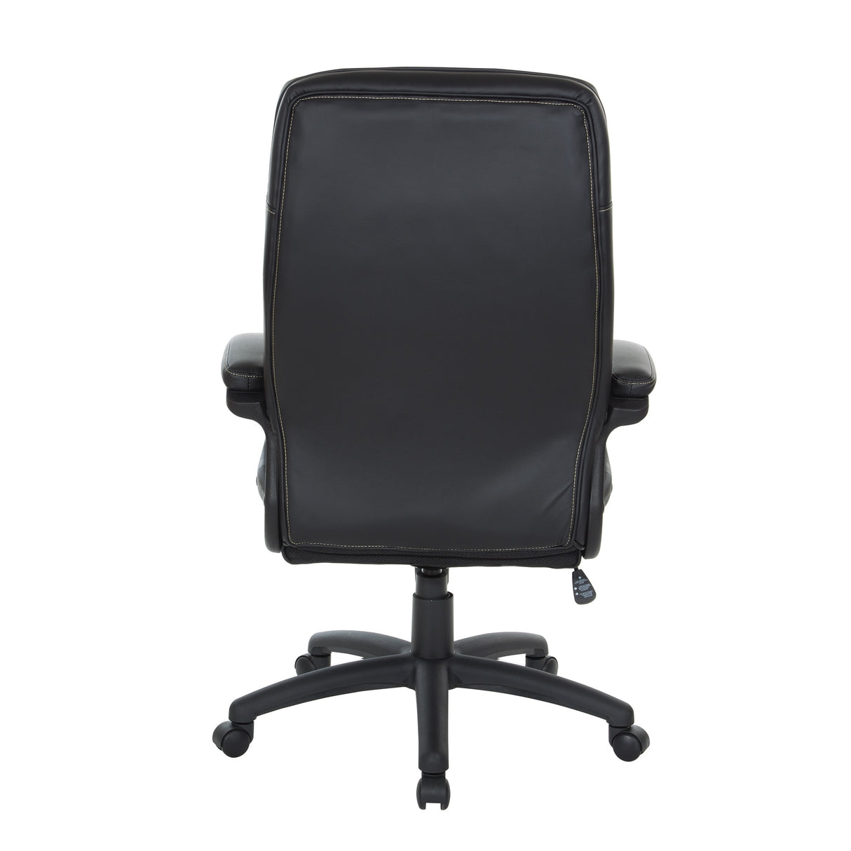 Executive Faux Leather High-Back Office Chair with Contrast Stitching