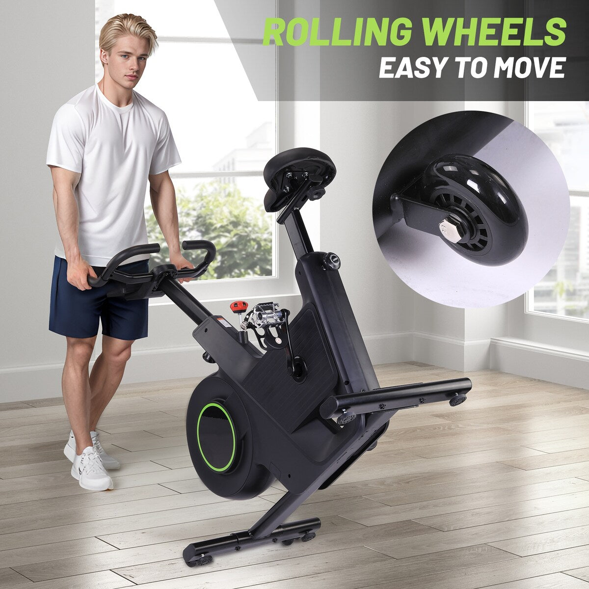 Exercise Bike,Indoor Cycling Bike for Home Cardio,Cycling Bike Stationary, Low Noise Fitness Stationary Bike,Indoor Cycling Bike