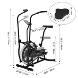 Exercise Upright Fan Bike - 54" x 20.8" x 39