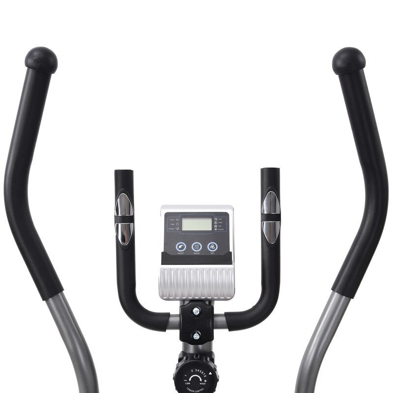 Exerpeutic Folding Exercise Machine - 8 Levels Resistance Adjustments - Medium