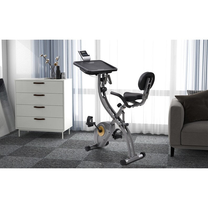 Exerpeutic Folding Exercise Machine-8 Levels Resistance Adjustments - Medium