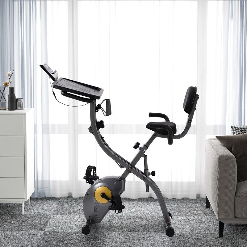 Exerpeutic Folding Exercise Machine-8 Levels Resistance Adjustments - Medium