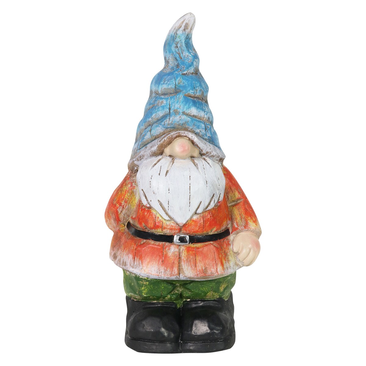 Exhart Can't See Wrinkled Hat Garden Gnome Statue