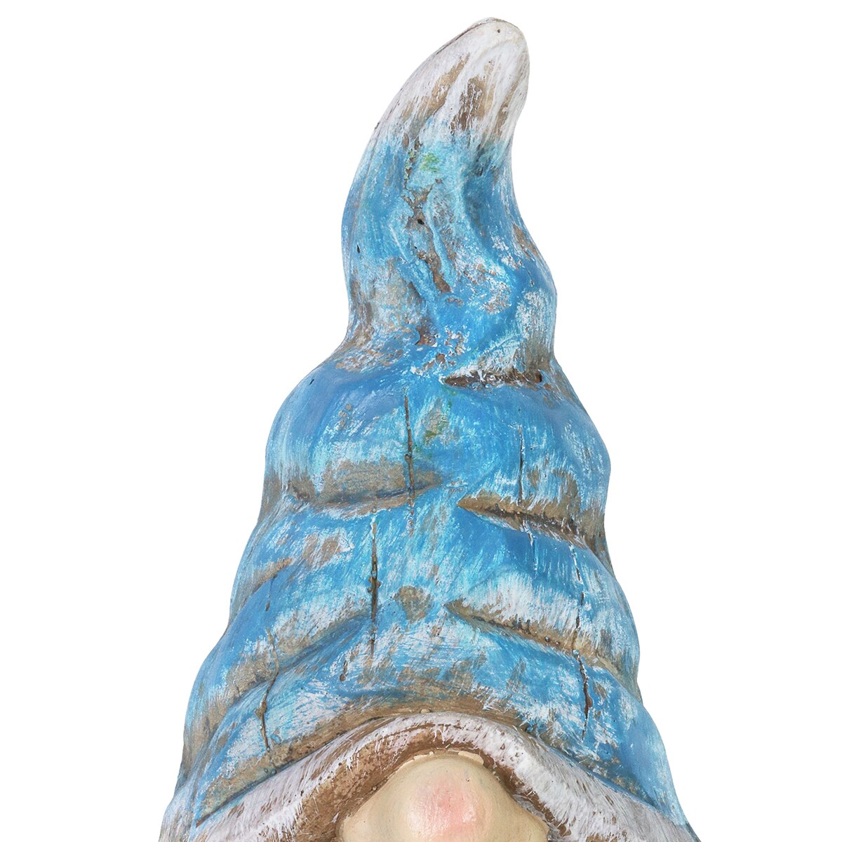 Exhart Can't See Wrinkled Hat Garden Gnome Statue
