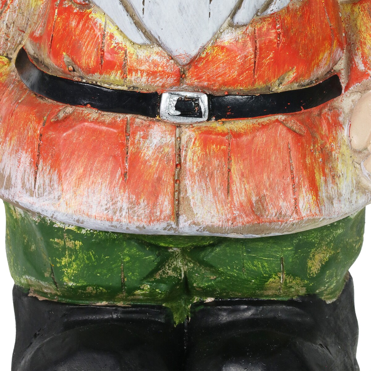 Exhart Can't See Wrinkled Hat Garden Gnome Statue