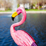 Exhart Colorful Metallic Coastal Bird Garden Statue