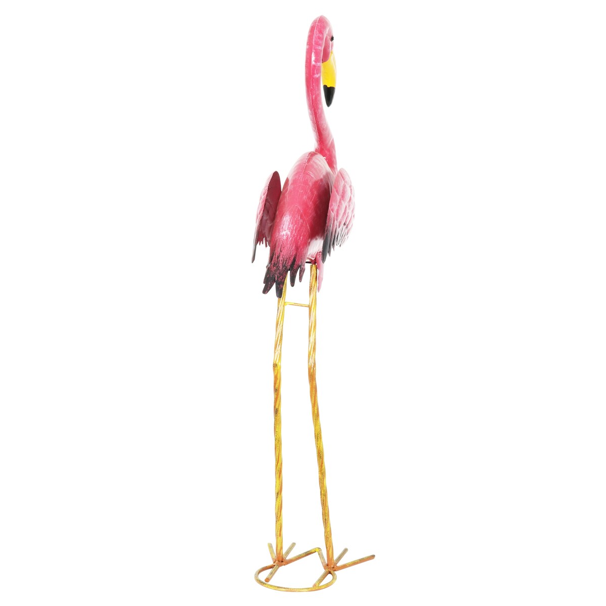 Exhart Colorful Metallic Coastal Bird Garden Statue