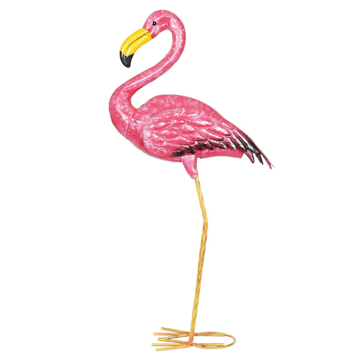 Exhart Colorful Metallic Coastal Bird Garden Statue