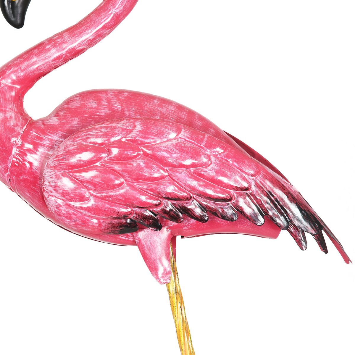 Exhart Colorful Metallic Coastal Bird Garden Statue