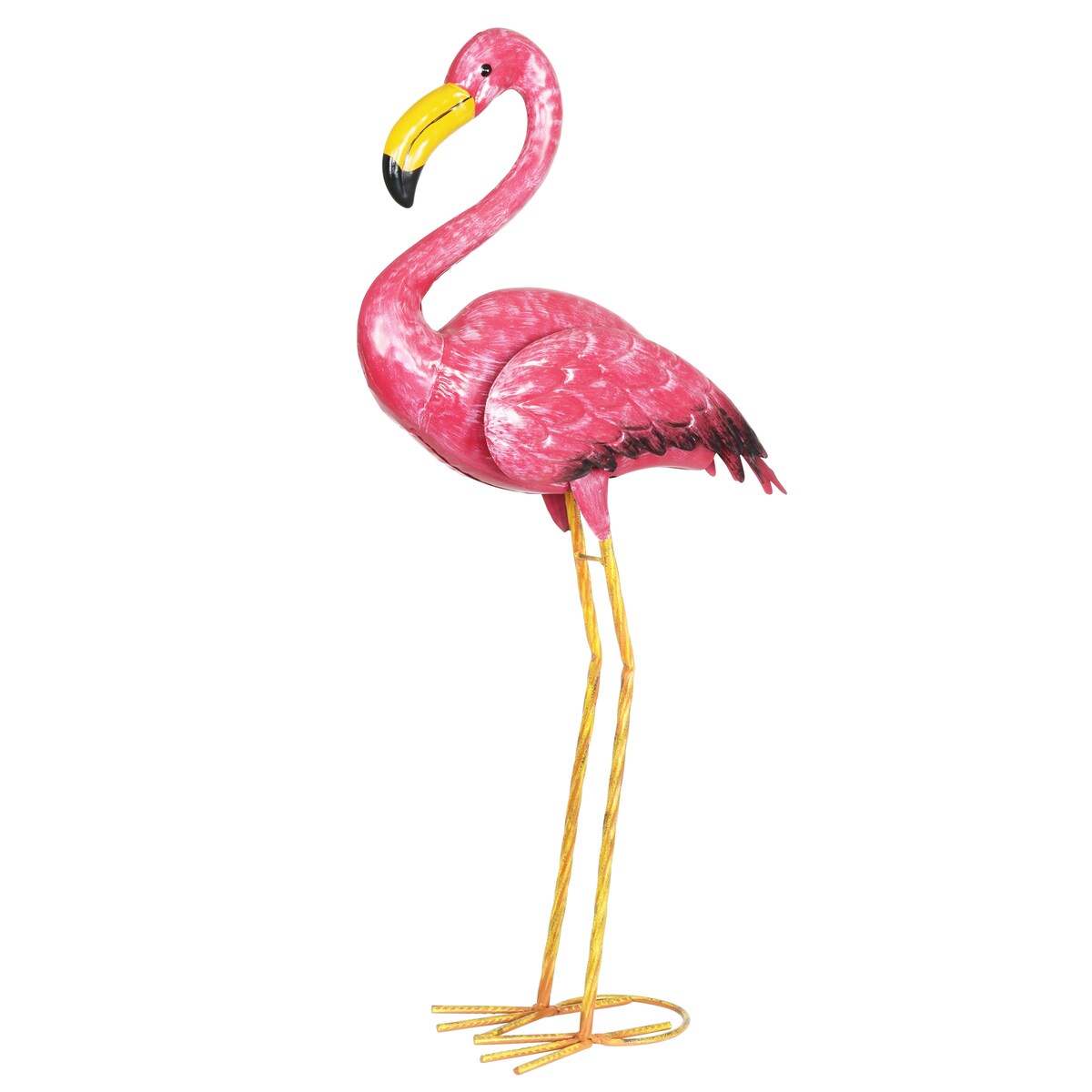 Exhart Colorful Metallic Coastal Bird Garden Statue