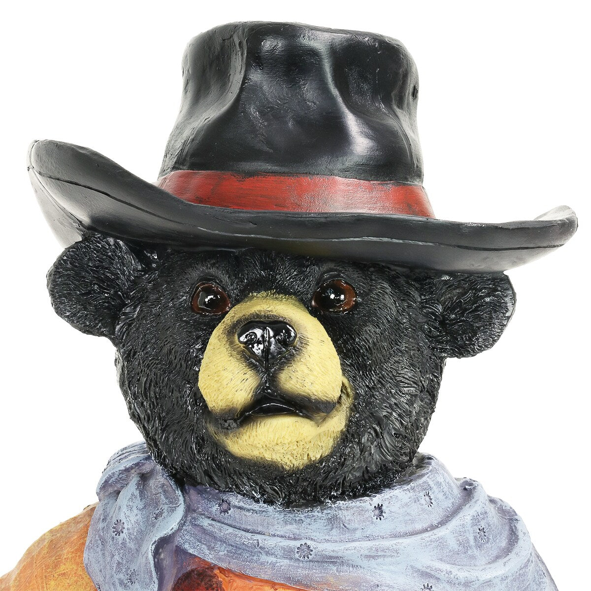 Exhart Cowboy Bear Garden Statue, 11 by 17 Inches