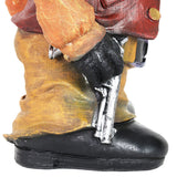 Exhart Cowboy Bear Garden Statue, 11 by 17 Inches