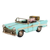 Exhart Vintage Convertible Car LED Statue with a Battery Powered Timer, 10.5 by 4.5 x 4 Inches