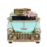 Exhart Vintage Convertible Car LED Statue with a Battery Powered Timer, 10.5 by 4.5 x 4 Inches