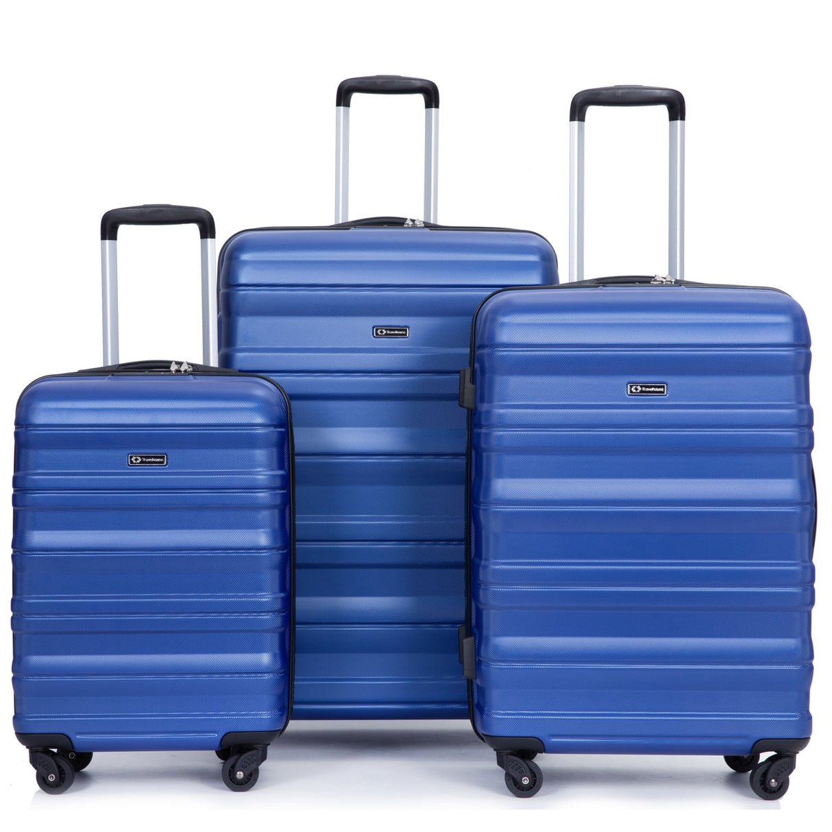 Expandable 3 Piece Luggage Sets PC Lightweight & Durable Suitcase with Two Hooks, Spinner Wheels, TSA Lock, (21/25/29)