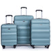 Expandable 3 Piece Luggage Sets PC Lightweight & Durable Suitcase with Two Hooks, Spinner Wheels, TSA Lock, (21/25/29)