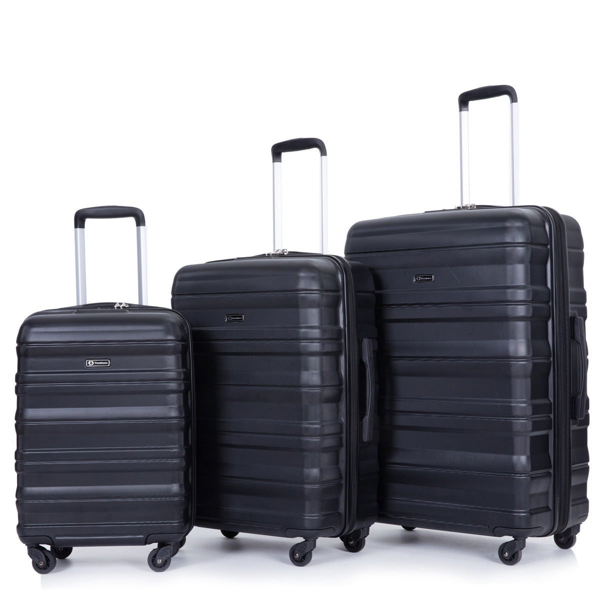 Expandable 3 Piece Luggage Sets PC Lightweight & Durable Suitcase with Two Hooks, Spinner Wheels, TSA Lock, (21/25/29)