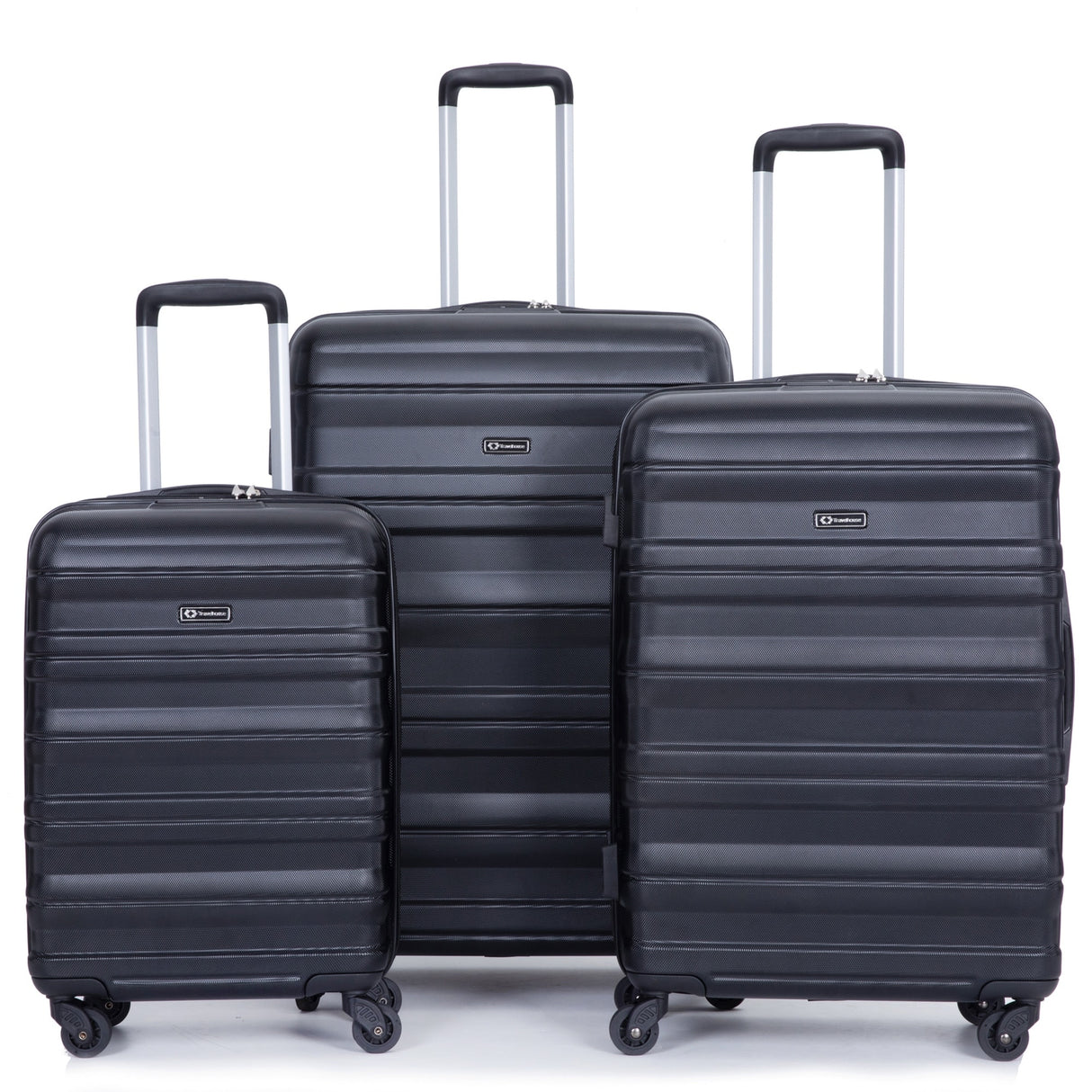 Expandable 3 Piece Luggage Sets PC Lightweight & Durable Suitcase with Two Hooks, Spinner Wheels, TSA Lock, (21/25/29)