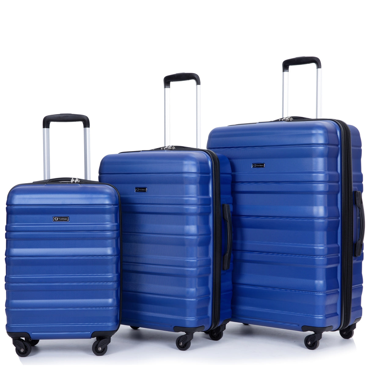 Expandable 3 Piece Luggage Sets PC Lightweight & Durable Suitcase with Two Hooks, Spinner Wheels, TSA Lock, (21/25/29)