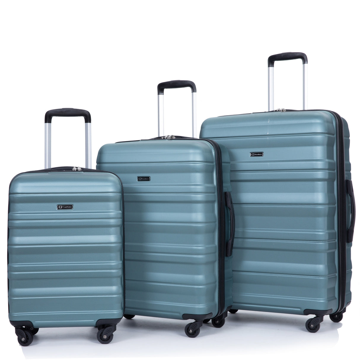 Expandable 3 Piece Luggage Sets PC Lightweight & Durable Suitcase with Two Hooks, Spinner Wheels, TSA Lock, (21/25/29)