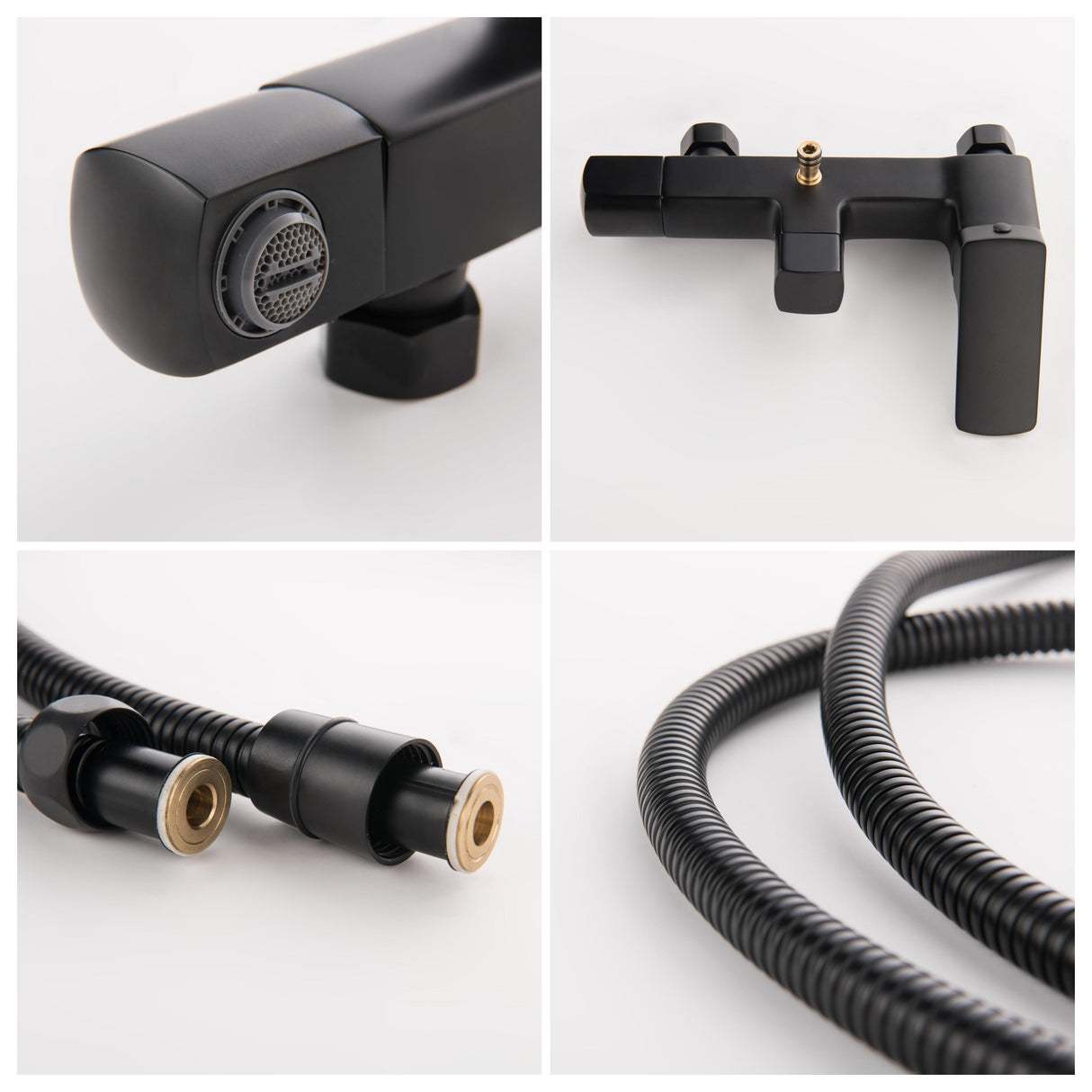 3-Way Exposed Wall-Mount Complete Shower System with Rough-in Valve