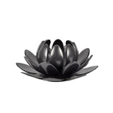 Exquisite 3 Piece Tea Light Candle Holder, Black