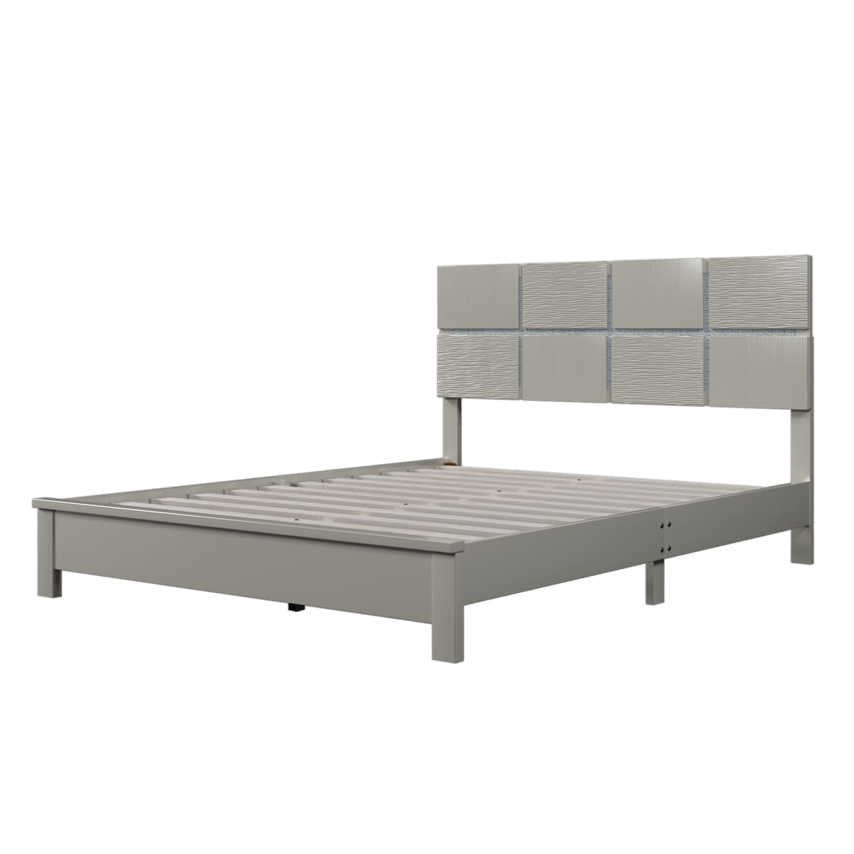 Exquisite Design Queen Size Platform Bed