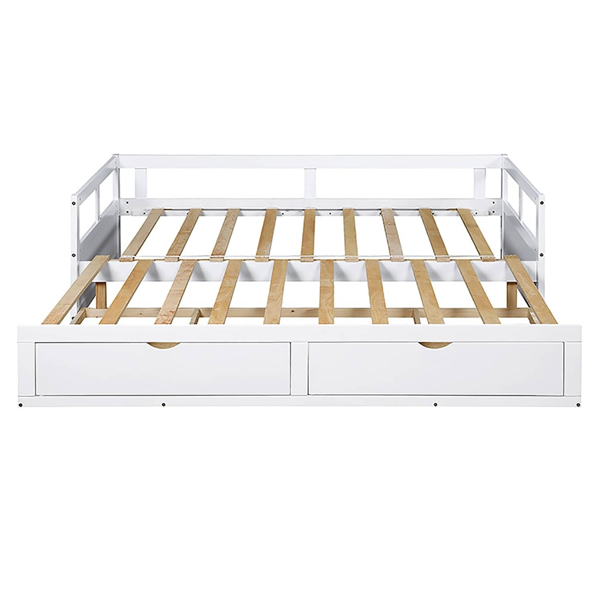 Extendable Bed Daybed with Two Drawers