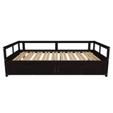 Extendable Bed Daybed with Two Drawers