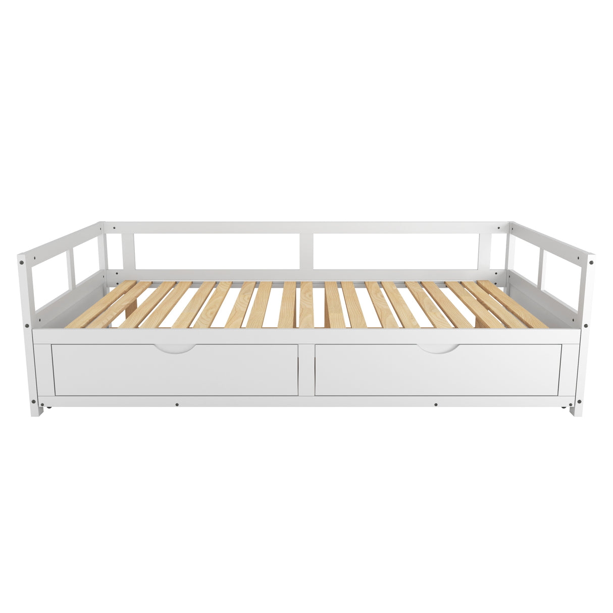 Extendable Bed Daybed with Two Drawers
