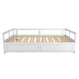 Extendable Bed Daybed with Two Drawers