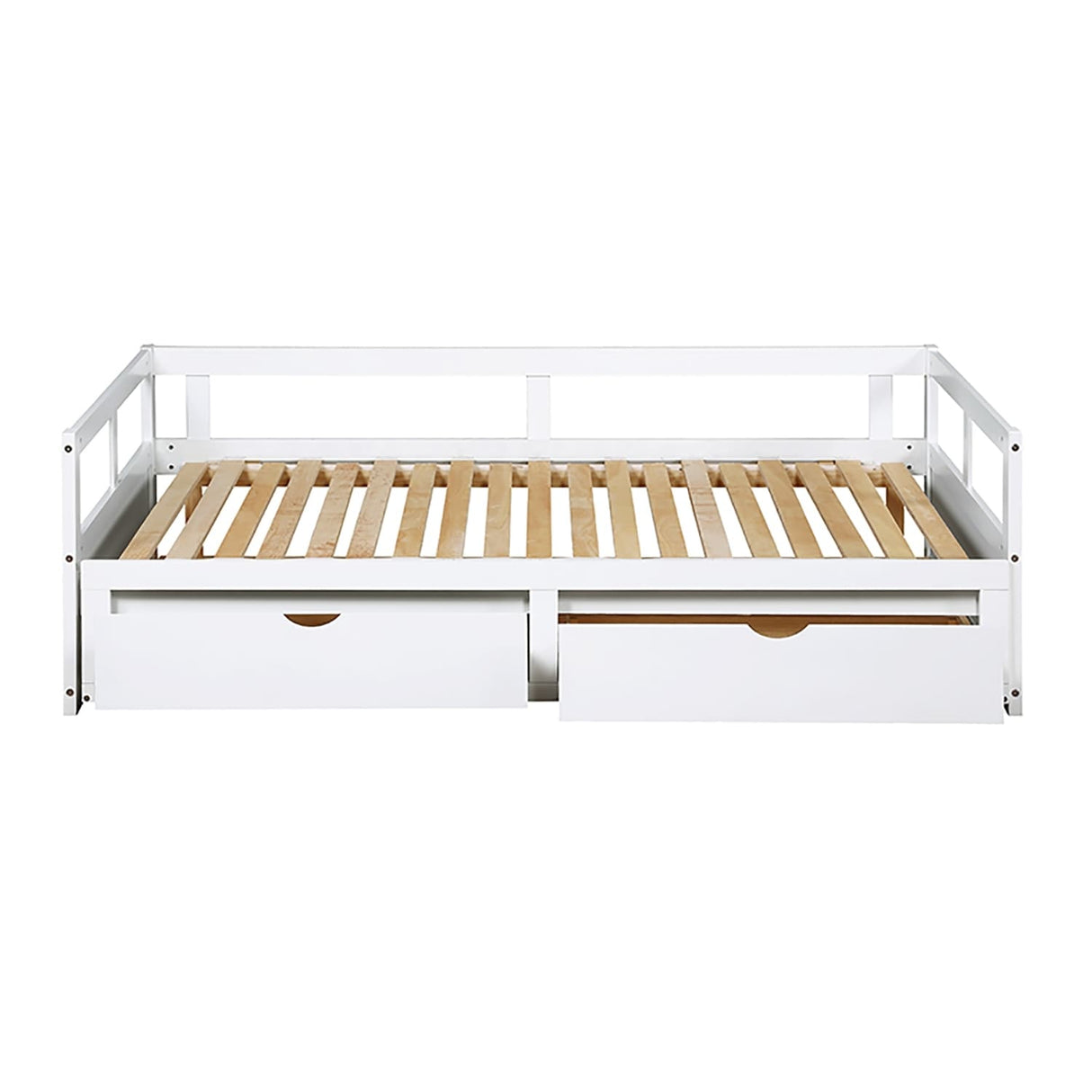 Extendable Bed Daybed with Two Drawers