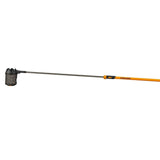 Extendable Fruit Picker Tool - 7'-12' Extendable Handle - Fruit Harvester Tool - Yard and Garden Tools - Black/Orange