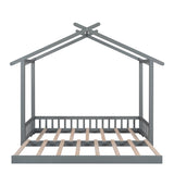 Extending House Bed, Twin to King Design Wooden Daybed for Bedroom