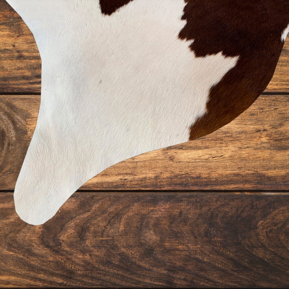 Brazilian Genuine Natural Leather High Quality Real Hair Cowhide Rug - 5 x 7
