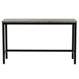 Extra Long Dining Table Set with 3 Stools Pub