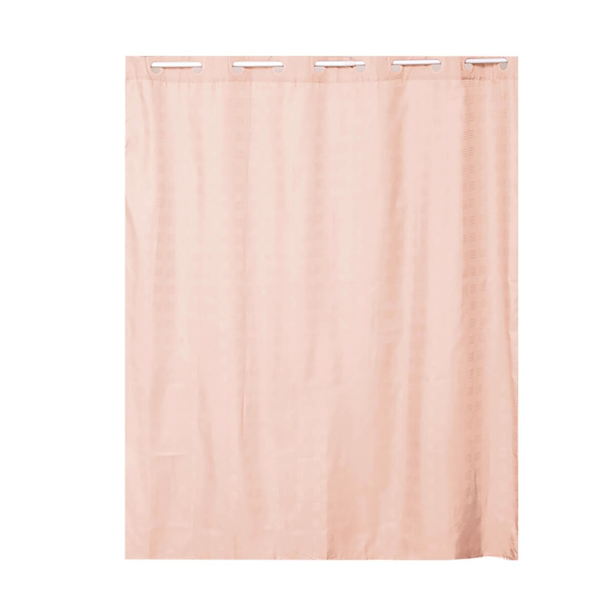 Extra Long Shower Curtain Polyester Hook Less Cubic 79"L x 71"W
