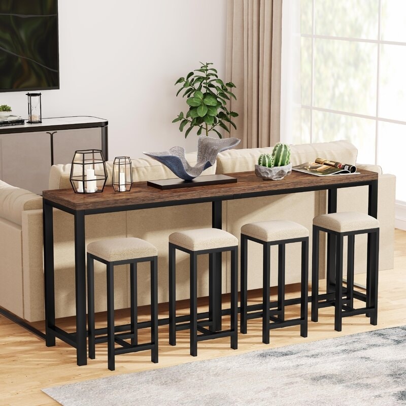 Extra Long Sofa Table, 70.9 inches Console Table Behind Couch/Sofa, Entrance Table/Bar Table
