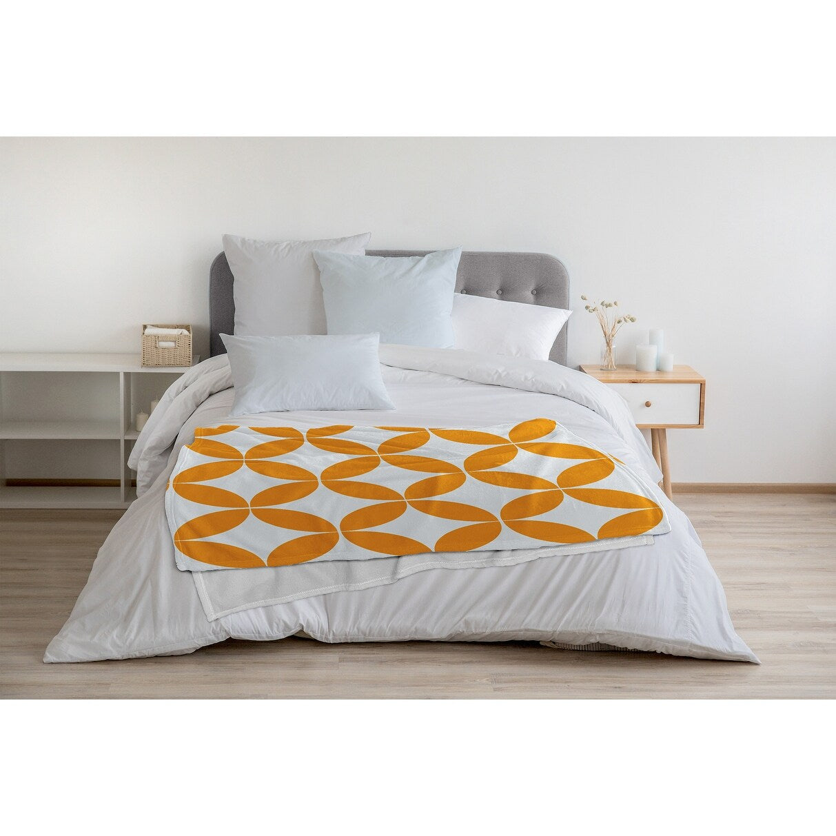 Eye Opener Fleece Throw Blanket Overstock