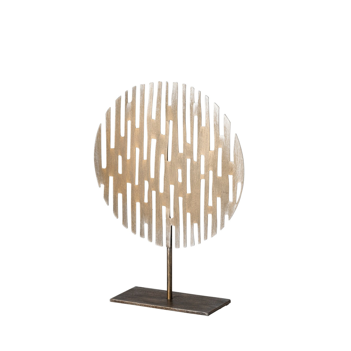 Ezra (Large) 13L x 3W Gold Metal Circular Decorative Object