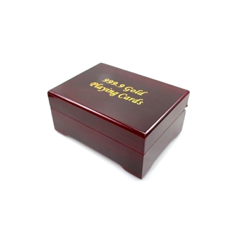 F.S.D 24K Gold-Plated Playing Cards with Optional Case - Gold