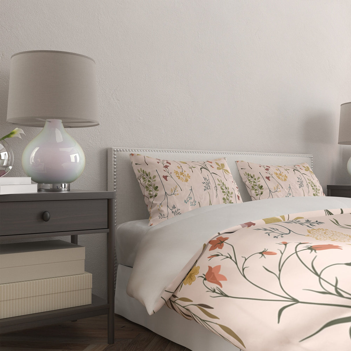 FALL BOTANICALS BLUSH Comforter Set By Kavka Designs