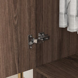 70.9"H Armoires & Wardrobe Two Drawers Hanging Storage Closet Cabinet