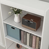 Timechee 70" Tall Bookcase, 2-Door Cabinet Storage w/ Drawer