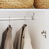 Timechee Large Armoire Wardrobe Closet Cabinet 4 Doors