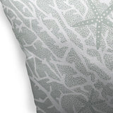 FAN CORAL LIGHT GREEN Accent Pillow by Kavka Designs